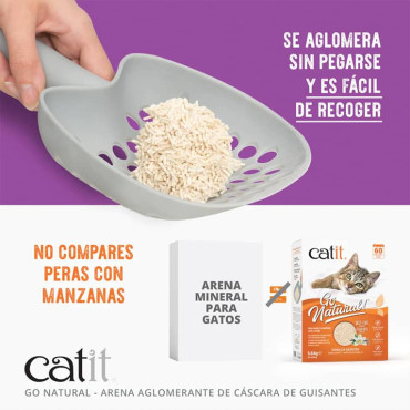 CATIT GO NATURAL ARENA BIODEGRABLE AGLOMERANTE LAVANDA