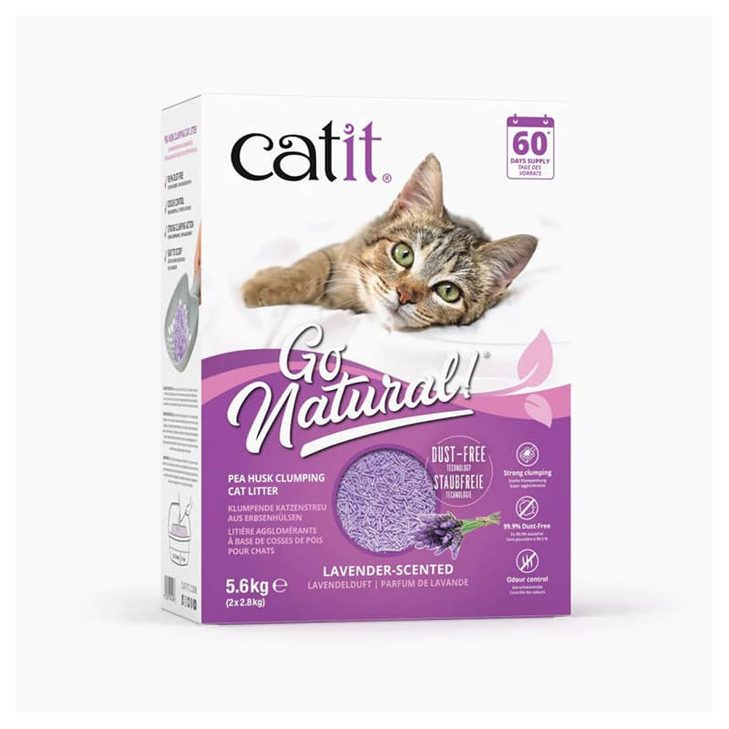 CATIT GO NATURAL ARENA BIODEGRABLE AGLOMERANTE LAVANDA