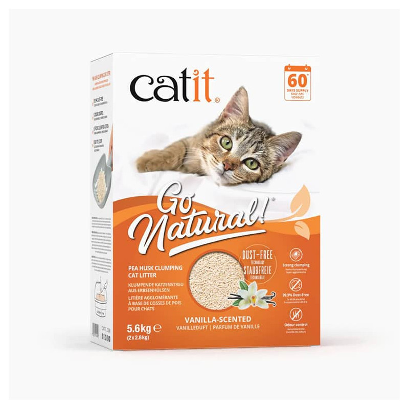 CATIT GO NATURAL ARENA BIODEGRABLE AGLOMERANTE VAINILLA