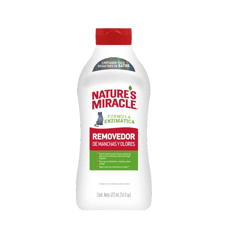 NATURE´S MIRACLE REMOVEDOR DE MANCHAS Y OLORES GATO
