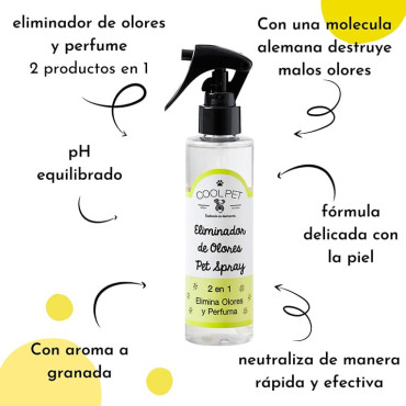 COOLPET PET SPRAY- ELIMINADOR DE OLORES