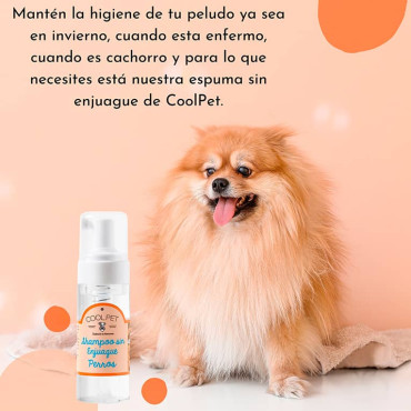 COOLPET SHAMPOO SIN  ENJUAGUE PERROS