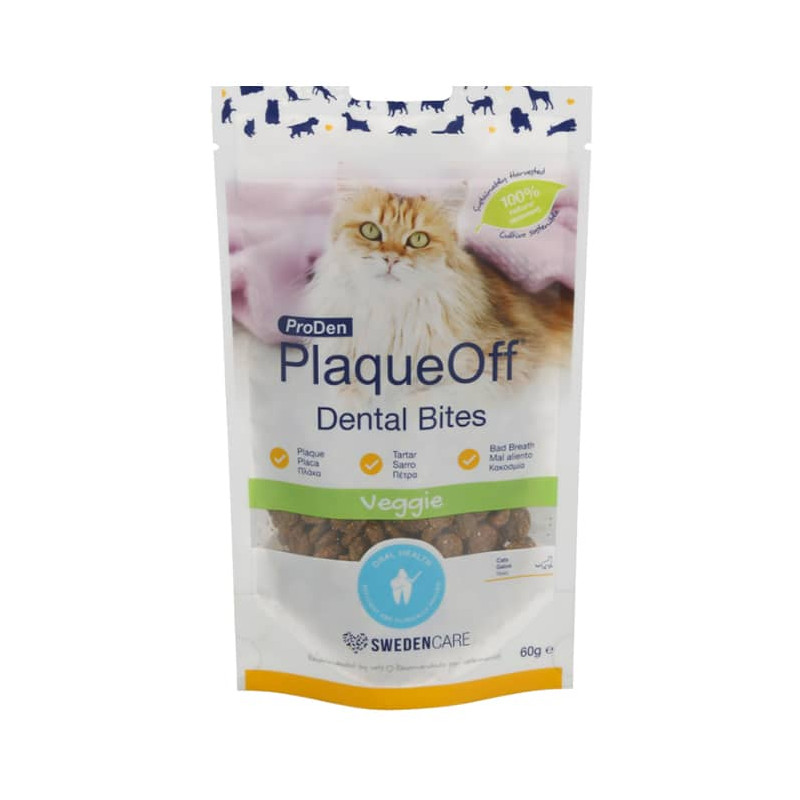 PLAQUEOFF® DENTAL BITES PARA GATOS