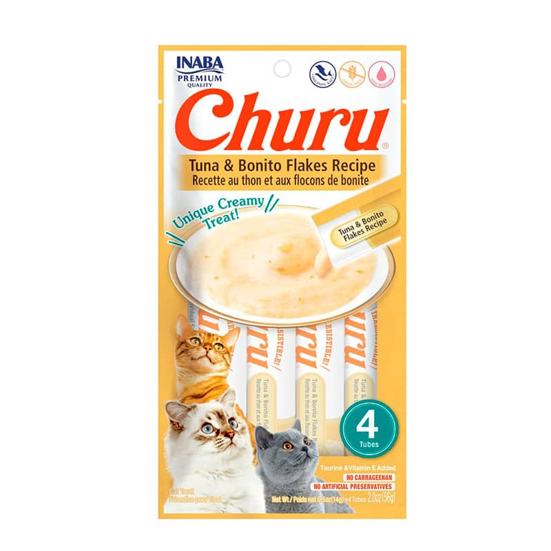 CIAO CHURU™ ATÚN Y HOJUELAS DE BONITO