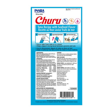 CIAO CHURU™ ATÚN Y MARISCOS