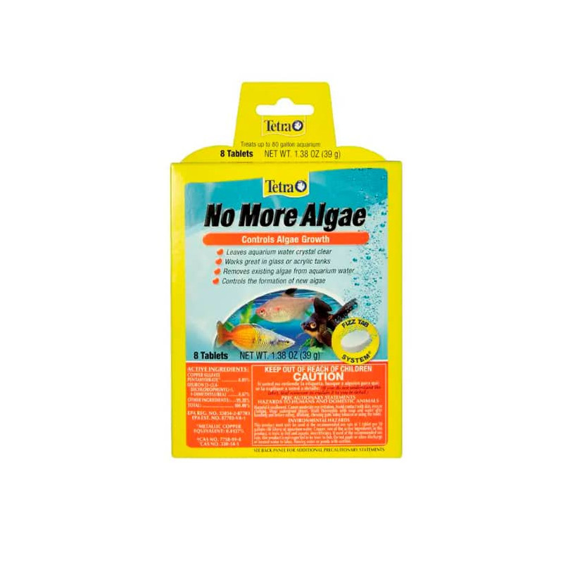 TETRA NO MORE ALGAE - 8 TABLETAS