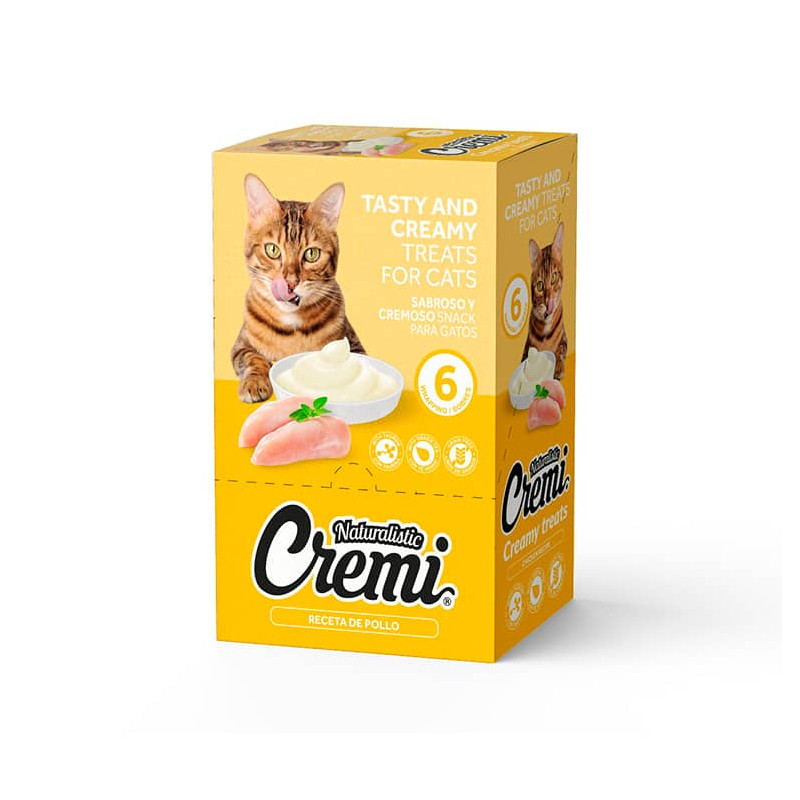 NATURALISTIC CREMI POLLO-PACK 30 TUBITOS