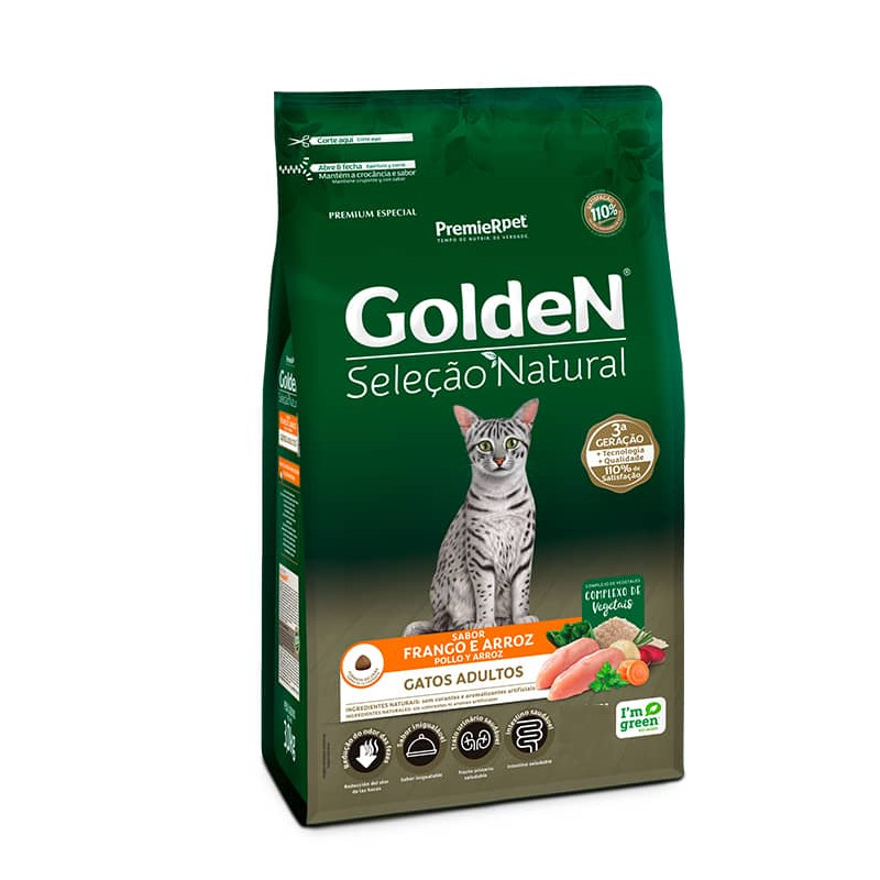 GOLDEN GATOS ADULTOS POLLO Y ARROZ