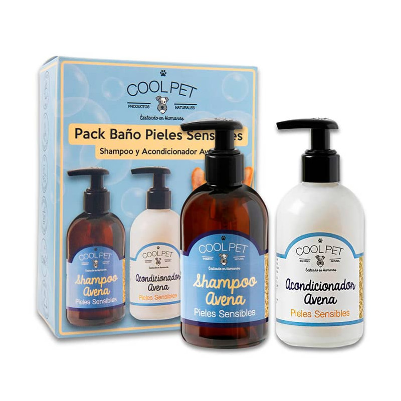 COOLPET PACK BAÑO AVENA - PIELES SENSIBLES