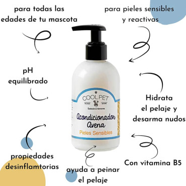 COOLPET PACK BAÑO AVENA - PIELES SENSIBLES