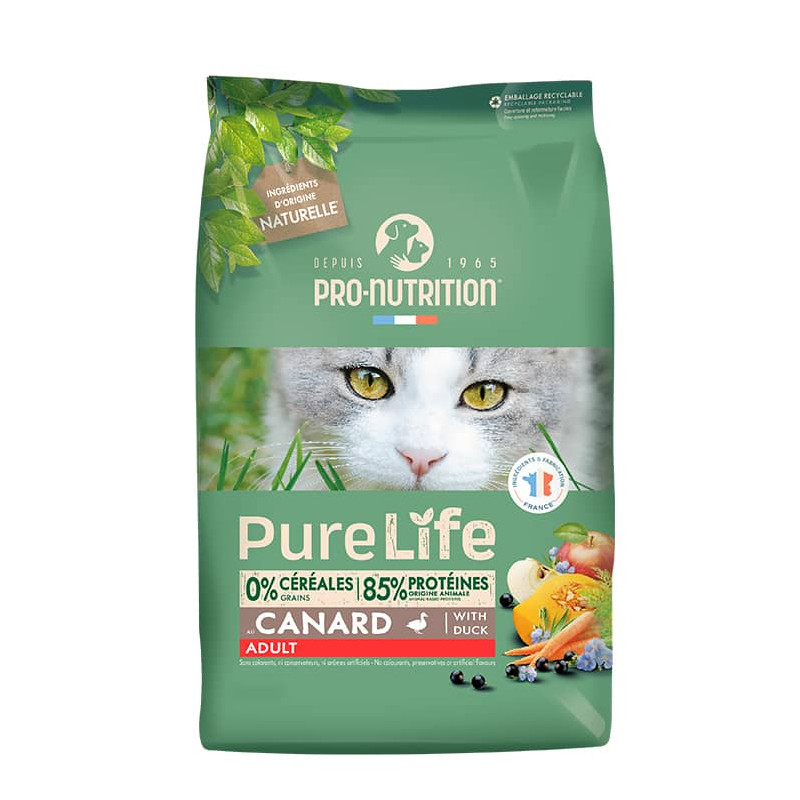 PRO NUTRITION PURE LIFE FOR CATS ADULT WITH DUCK
