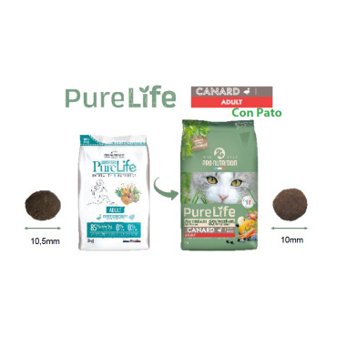 PRO NUTRITION PURE LIFE FOR CATS ADULT WITH DUCK