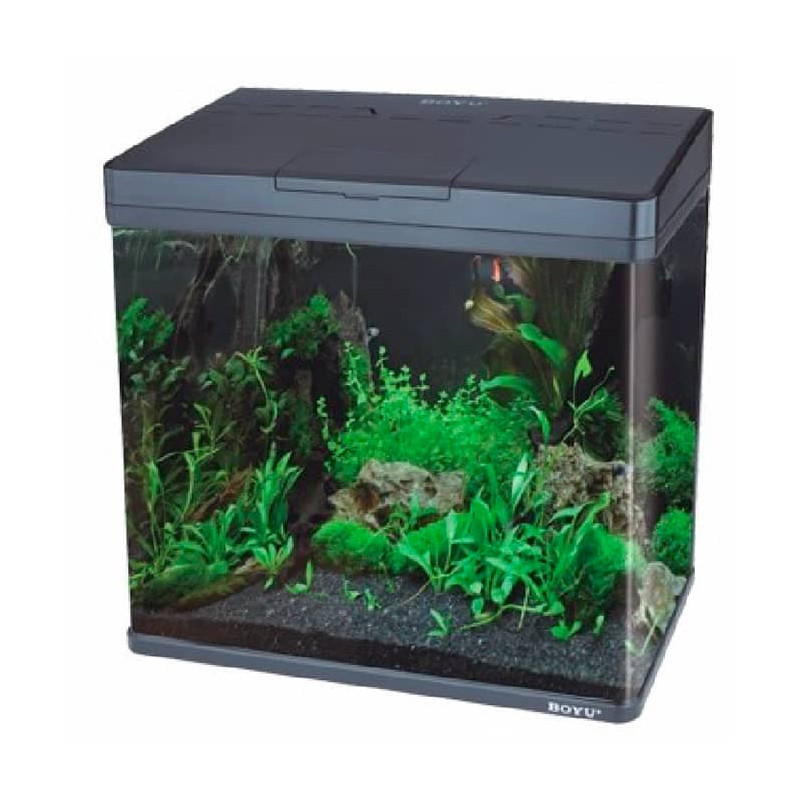 BOYU ACUARIO LED 40 LITROS + SISTEMA FILTRACIÓN