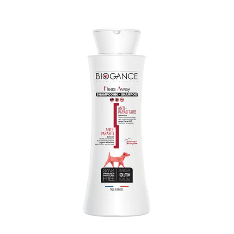 BIOGANCE FLEAS AWAY DOG SHAMPOO