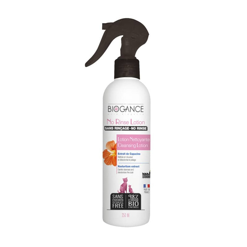 BIOGANCE NO RINSE LOTION FOR CATS