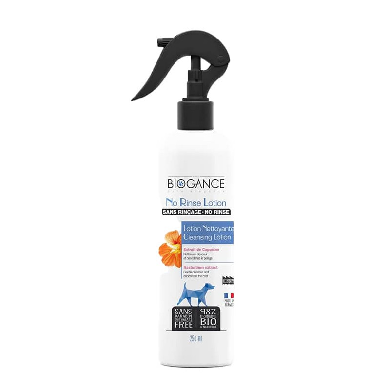 BIOGANCE NO RINSE LOTION FOR DOGS