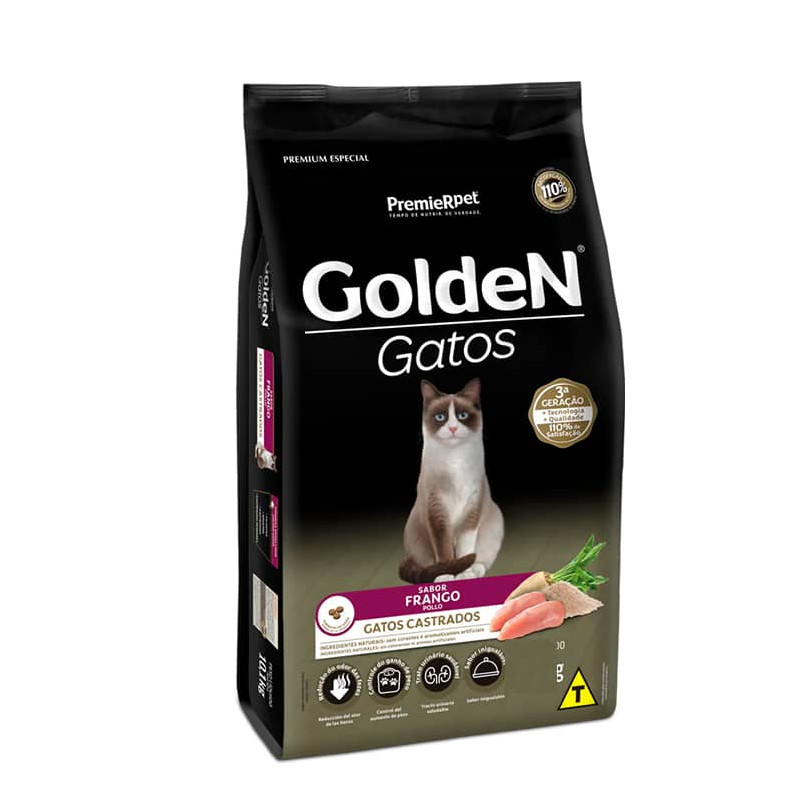 GOLDEN GATOS CASTRADOS POLLO