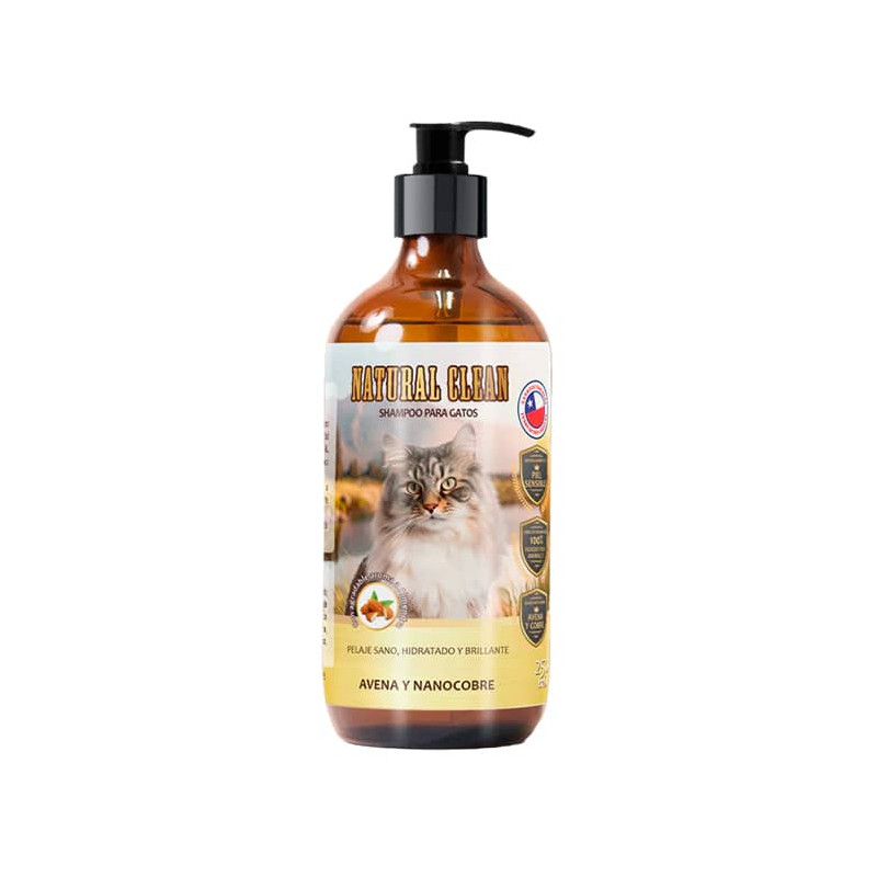 NATURAL CLEAN SHAMPOO GATOS