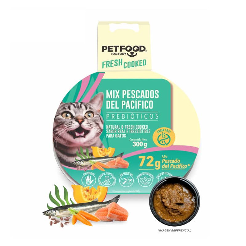 PET FOOD FACTORY PATE MARINO PESCADOS DEL PACIFICO