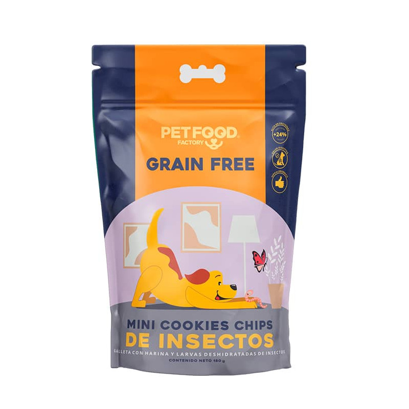PET FOOD FACTORY MINI COOKIES CHIPS INSECTOS