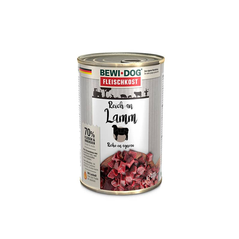 BEWIDOG RICH IN LAMB LATA 400 g