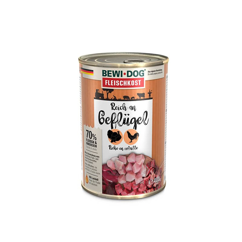 BEWIDOG RICO EN AVE LATA 400 g