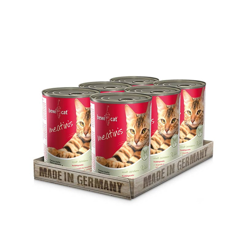 BEWI CAT MEATINIS VENADO LATA 6x400 g