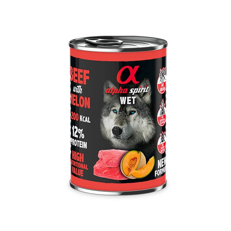 ALPHA SPIRIT LATA TERNERA CON MELÓN