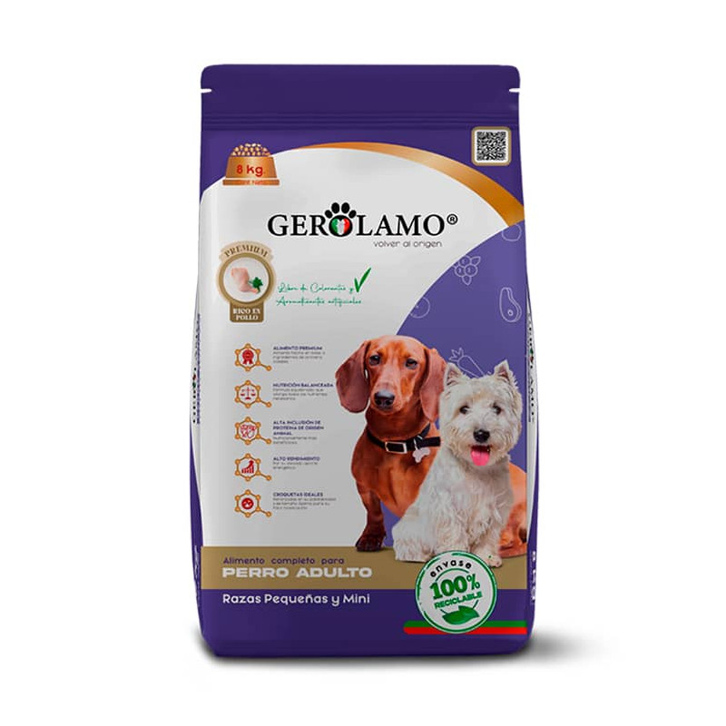 GEROLAMO PREMIUM ADULTO - RAZAS PEQUEÑAS Y MINI