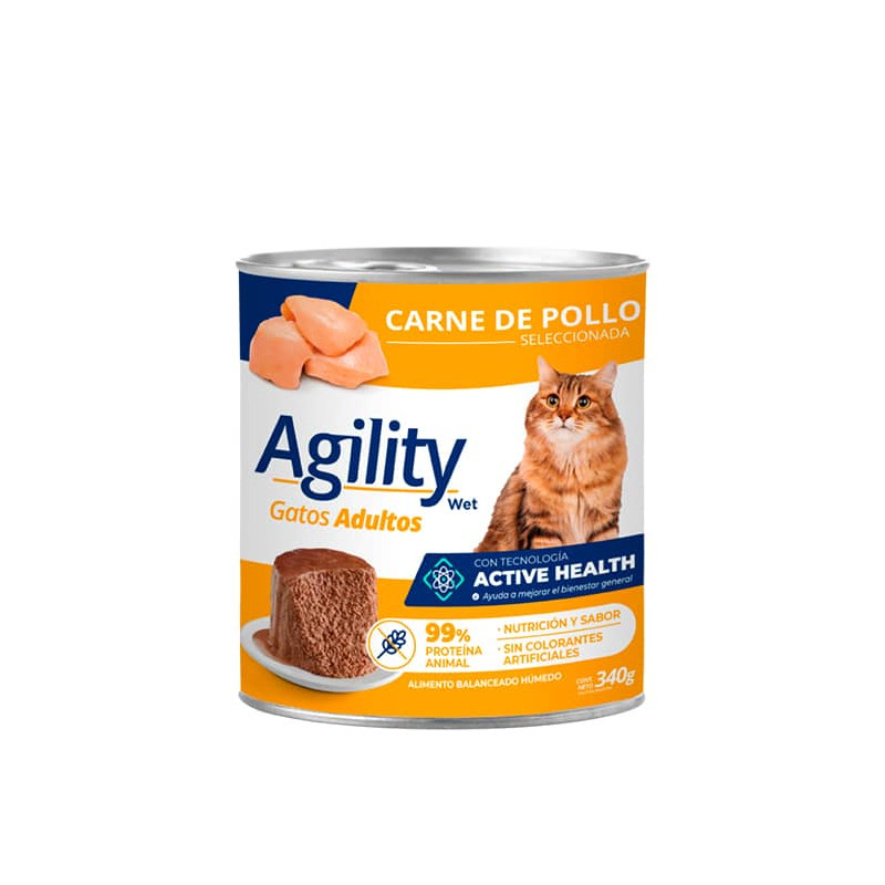 AGILITY LATA GATO ADULTO CARNE DE POLLO