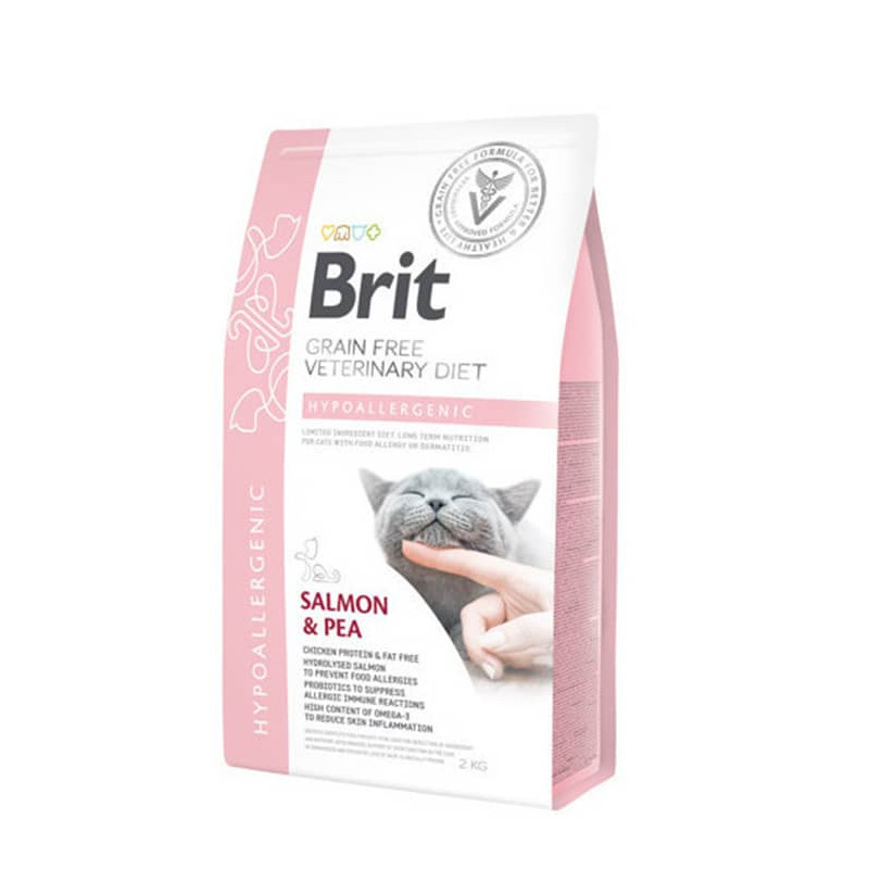 BRIT GF VETERINARY DIET CAT HIPOALLERGENIC