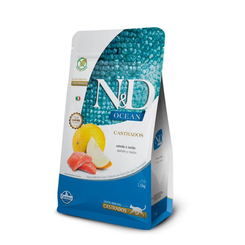 N&D OCEAN FELINE ADULTOS CASTRADOS - SALMÓN