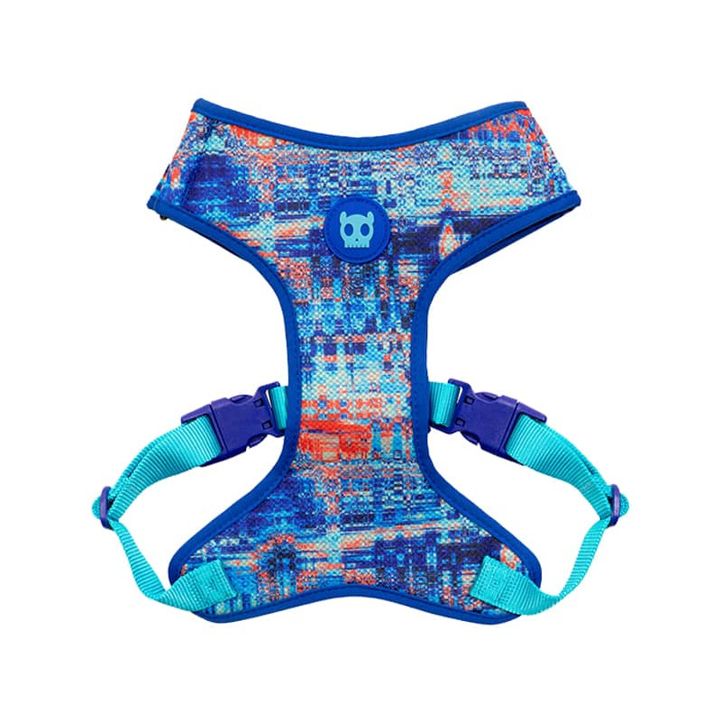 ZEE.DOG GLITCH ERROR #404 ADJUSTABLE MESH PLUS DOG HARNESS