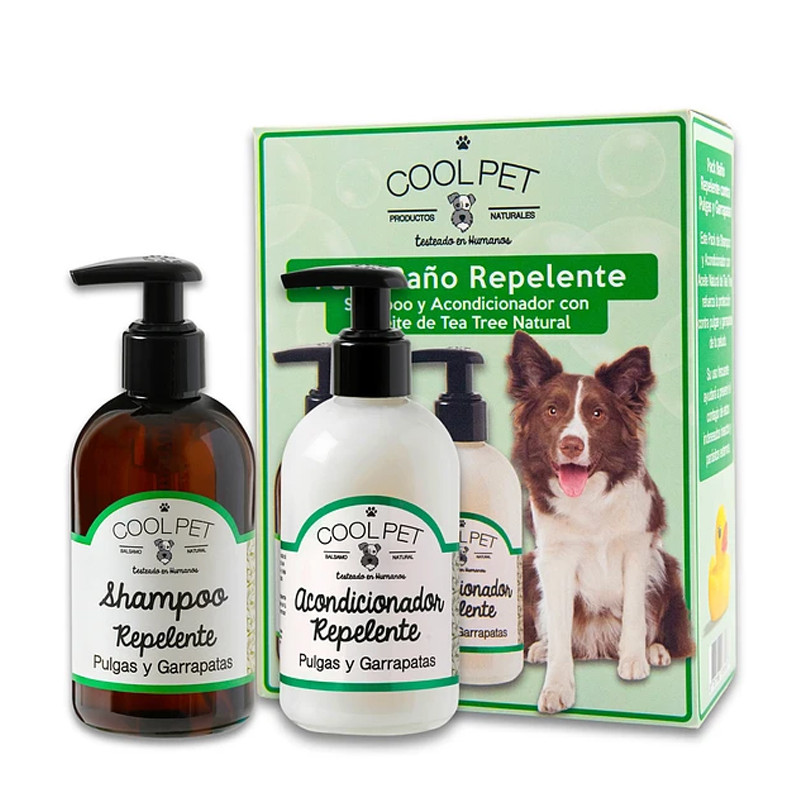 COOLPET PACK BAÑO REPELENTE- PULGAS Y GARRAPATAS