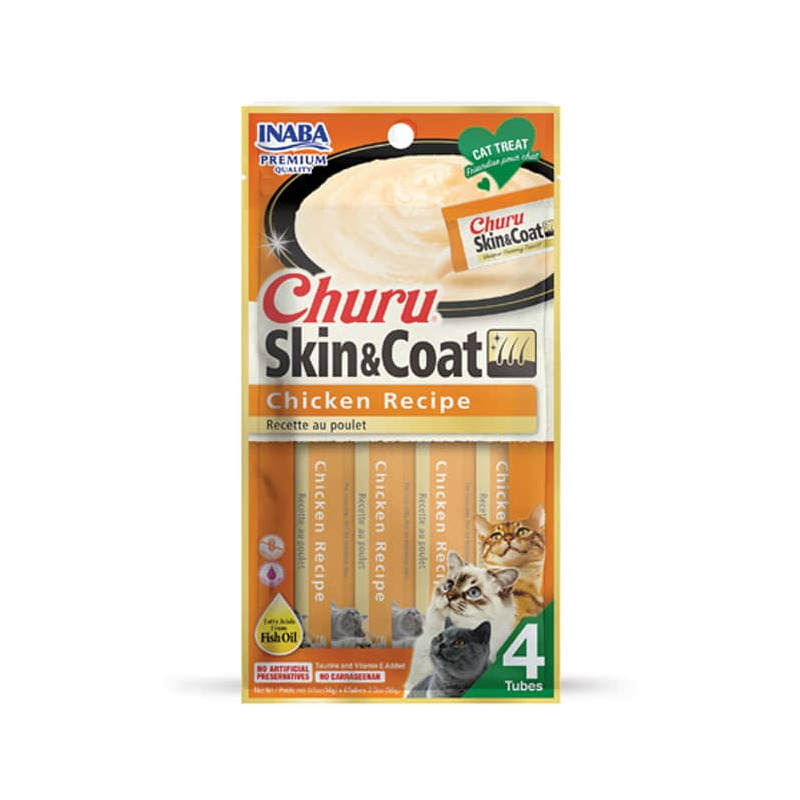 CIAO CHURU™ SKIN & COAT CHICKEN - 4 PK