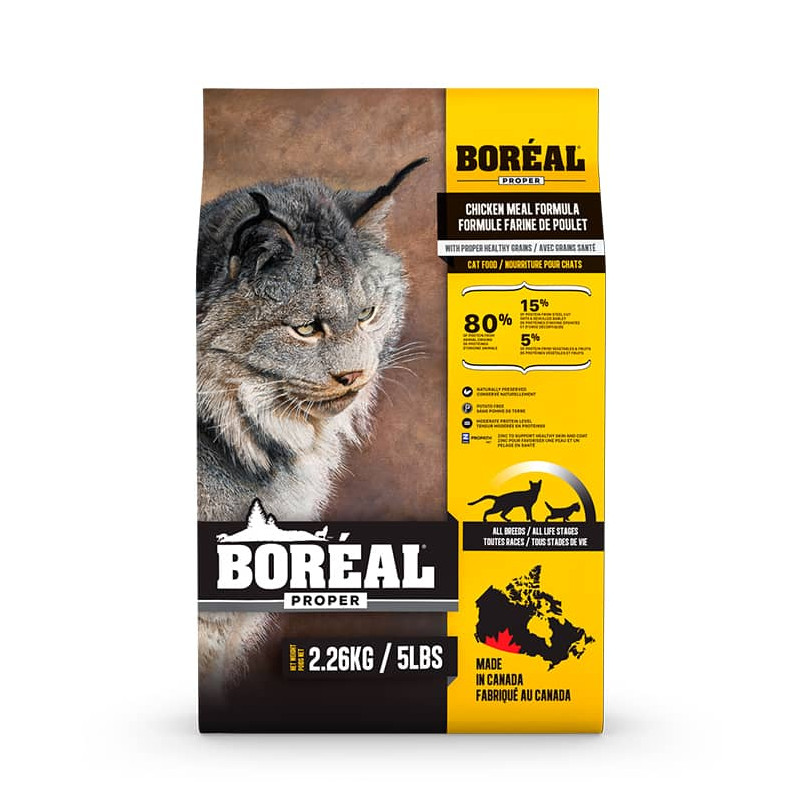 BORÉAL PROPER CHICKEN CAT MEAL - LOW CARB GRAINS