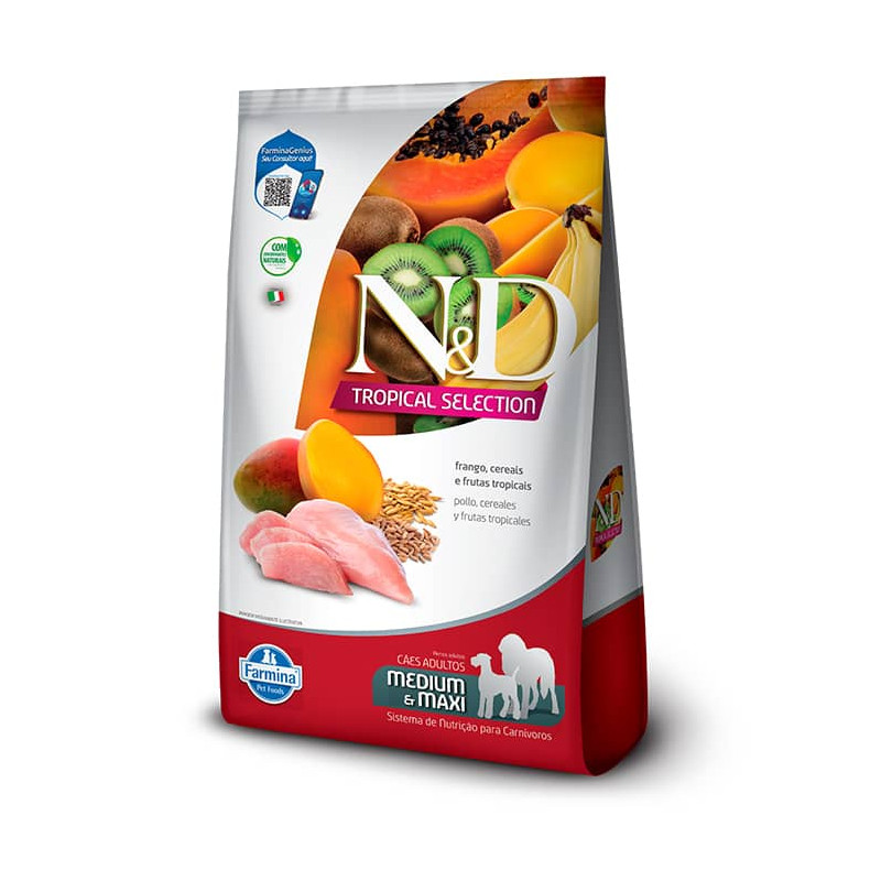 N&D TROPICAL CANINE ADULT MEDIUM - POLLO