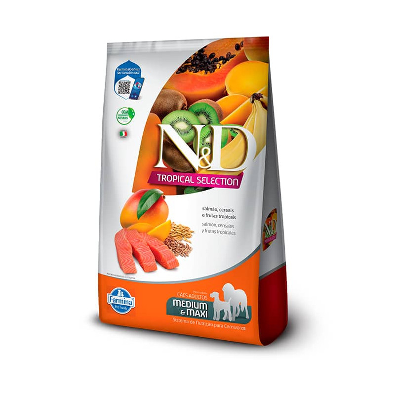 N&D TROPICAL CANINE ADULT MEDIUM - SALMON