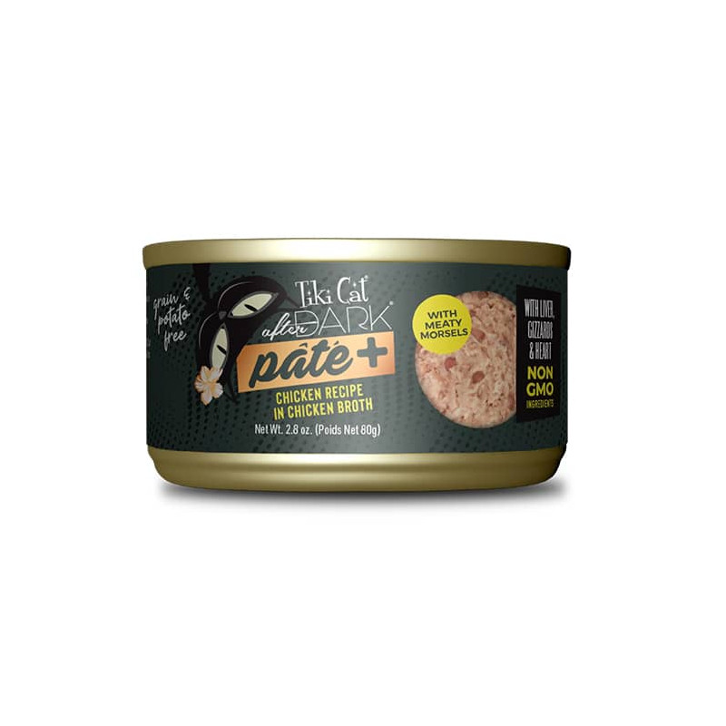 TIKI CAT® AFTER DARK® PÂTÉ CHICKEN RECIPE IN CHICKEN BROTH
