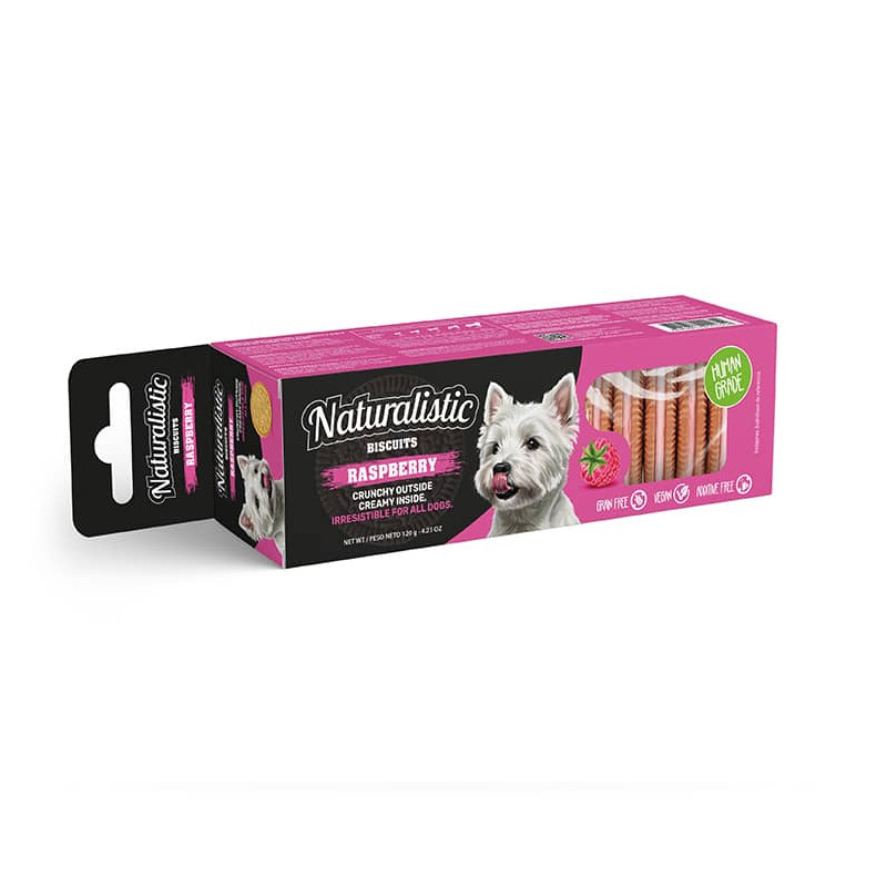 NATURALISTIC BISCUITS RASPBERRY CREAM