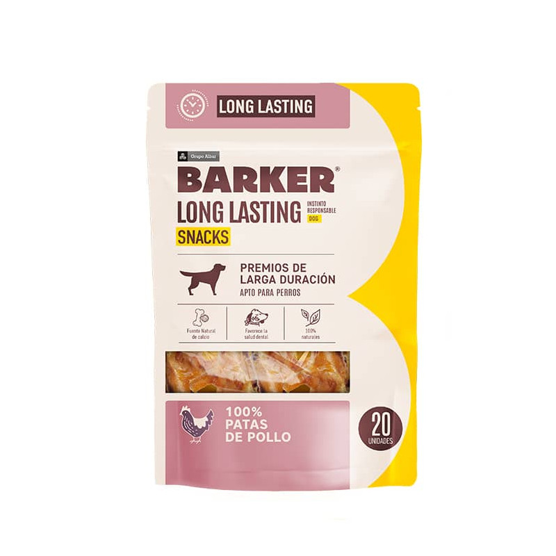 BARKER LONG LASTING SNACKS PATAS DE POLLO