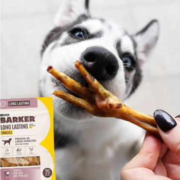 BARKER LONG LASTING SNACKS PATAS DE POLLO