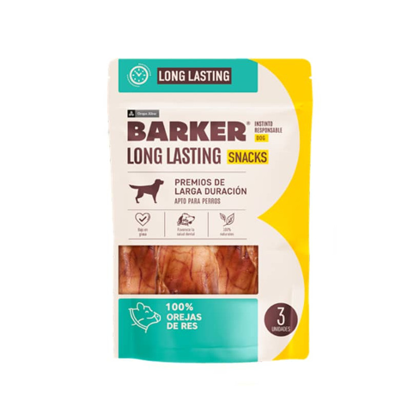 BARKER LONG LASTING SNACKS OREJAS DE RES