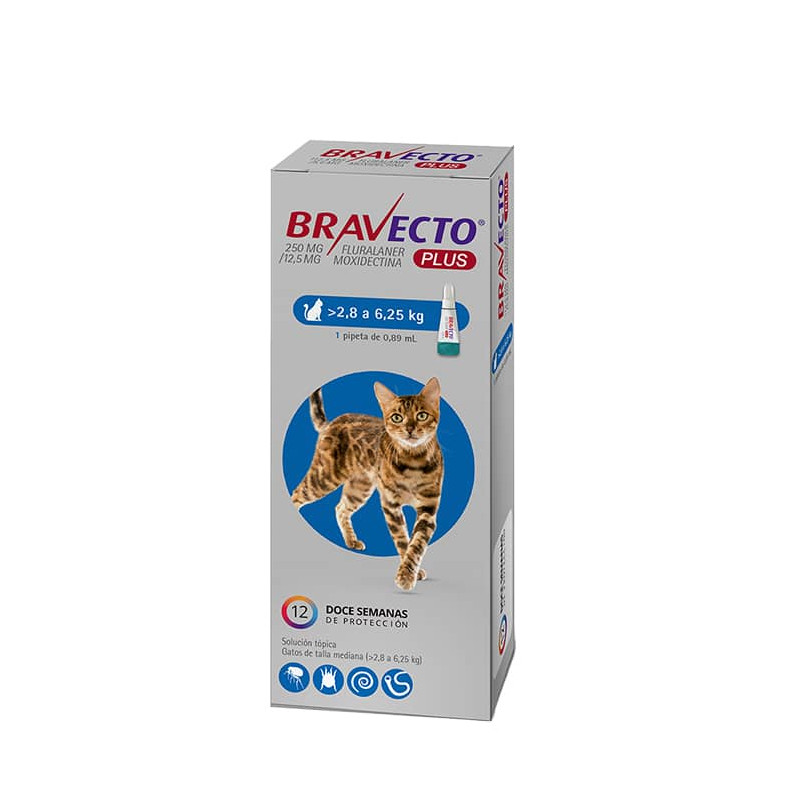 BRAVECTO PLUS 2,8 a 6,25 kg