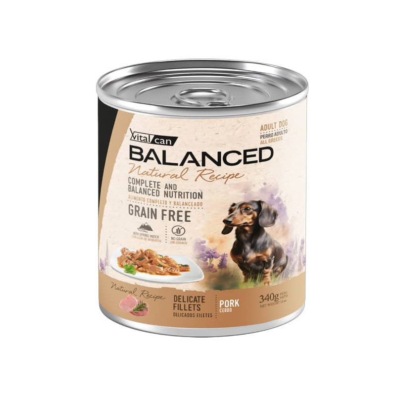 BALANCED NATURAL RECIPE DELICADOS FILETES CERDO - ADULTO