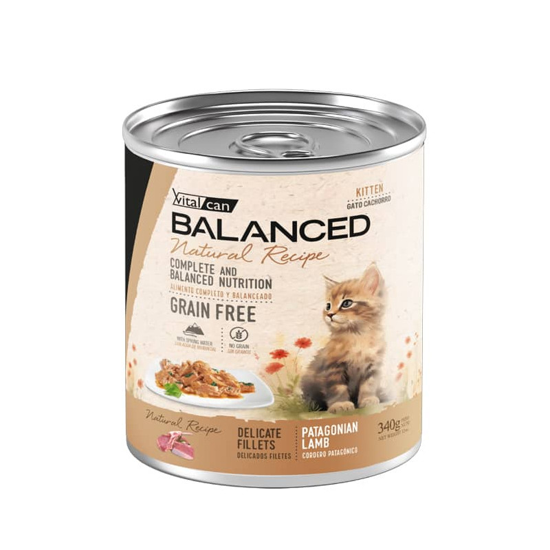 BALANCED NATURAL RECIPE FILETES CORDERO - CACHORRO