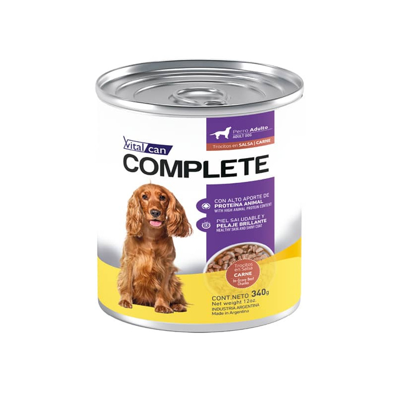 COMPLETE TROCITOS EN SALSA DE CARNE - ADULTO