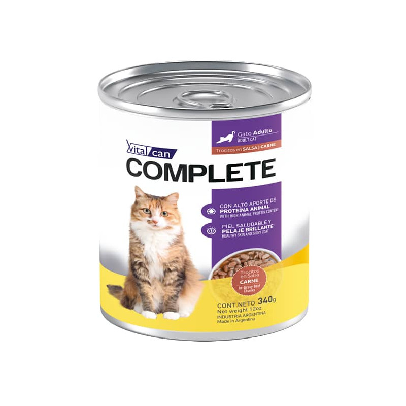 COMPLETE TROCITOS EN SALSA DE CARNE - GATO ADULTO