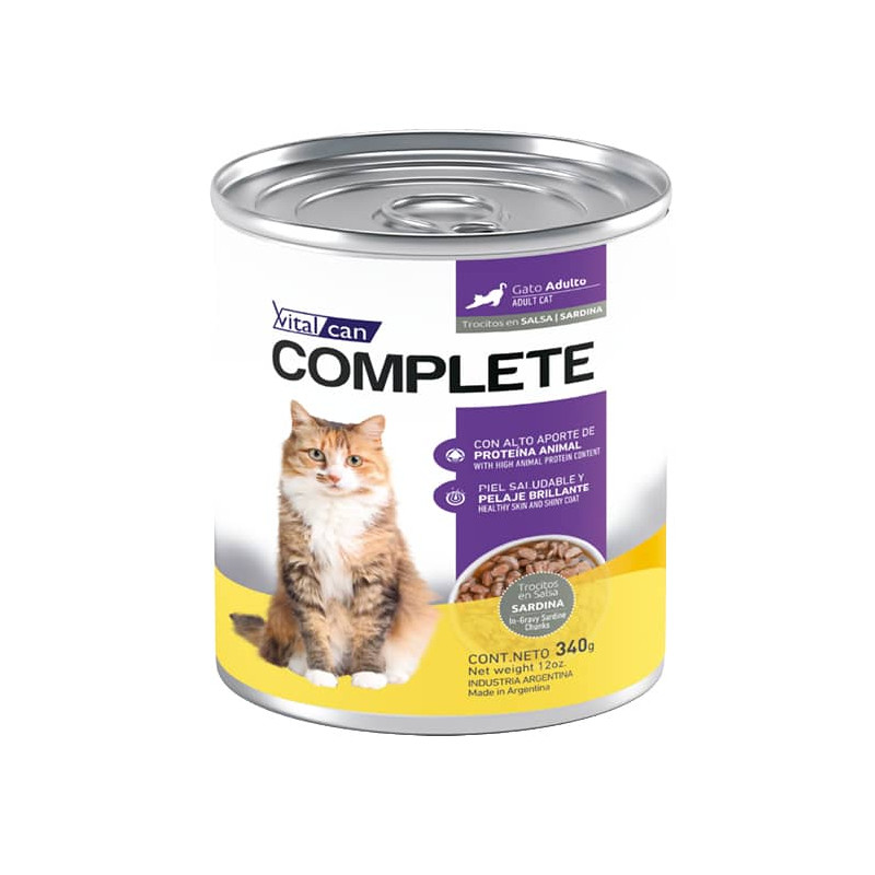 COMPLETE TROCITOS EN SALSA DE SARDINA - GATO ADULTO