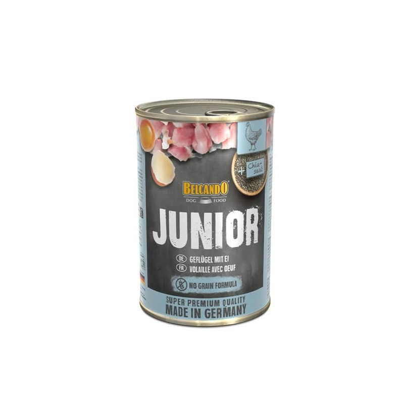 BELCANDO LATA JUNIOR AVE CON HUEVO 400 G